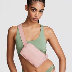 NWT Pink VS Essential Belt Bag in pink color